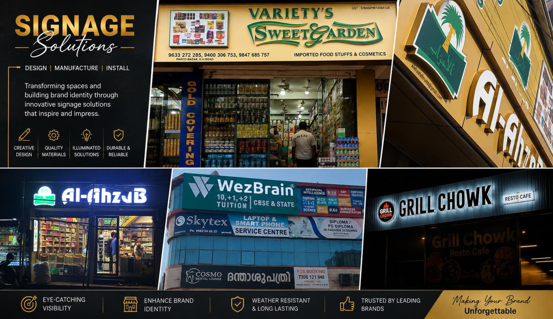 White Edge Signages Showcase 1