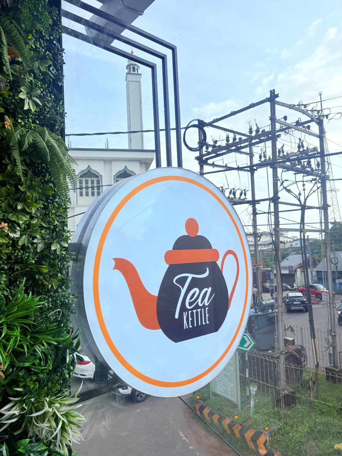 Tea Kettle Round 3D Box Signage